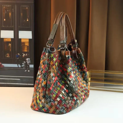MEZTLI™ – Bolso Marina estilo patchwork