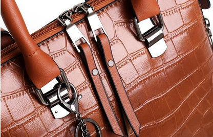 MEZTLI™ – Set Evelyn de 4 bolsos de cuero vegano