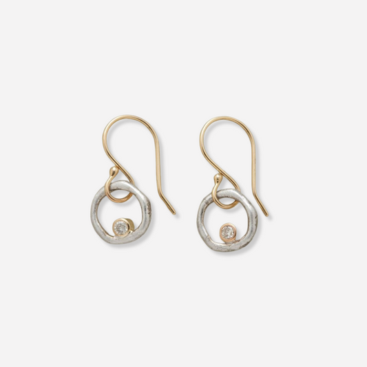 ÉCLAT™ — Pendientes Laura con Zirconias Vintage
