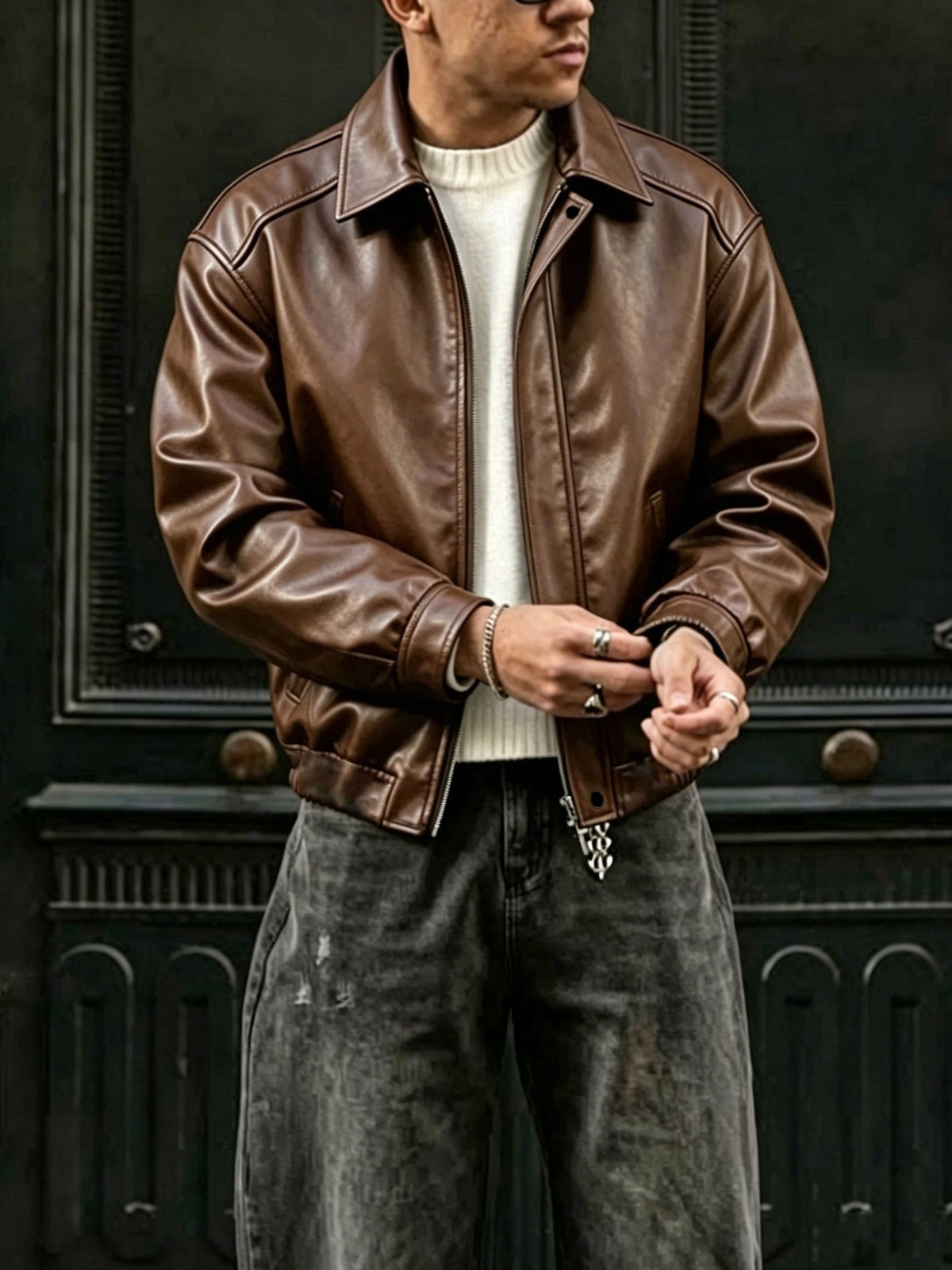 Chaqueta de solapa premium