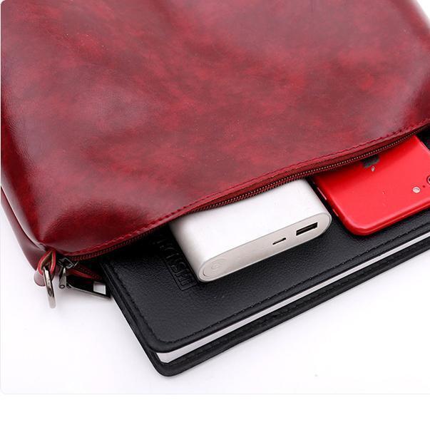 MEZTLI™ – Set Riley de 4 bolsos de cuero vegano vintage