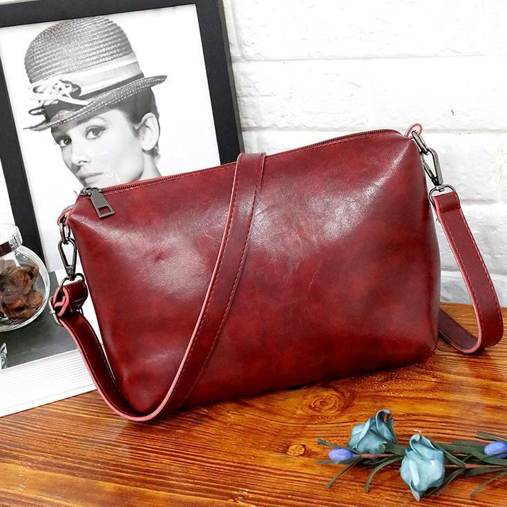 MEZTLI™ – Set Riley de 4 bolsos de cuero vegano vintage
