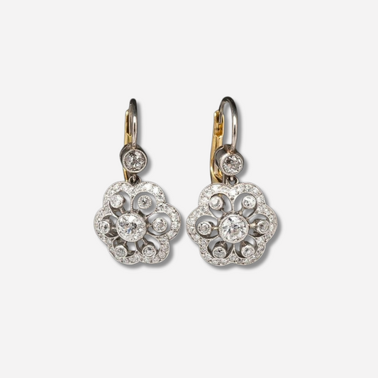 ÉCLAT™ — Pendientes Mandala con Cristales Finos