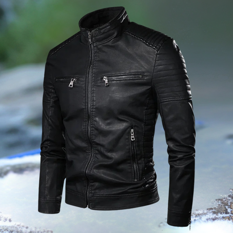 Meztli | Bernal Chaqueta de cuero vintage