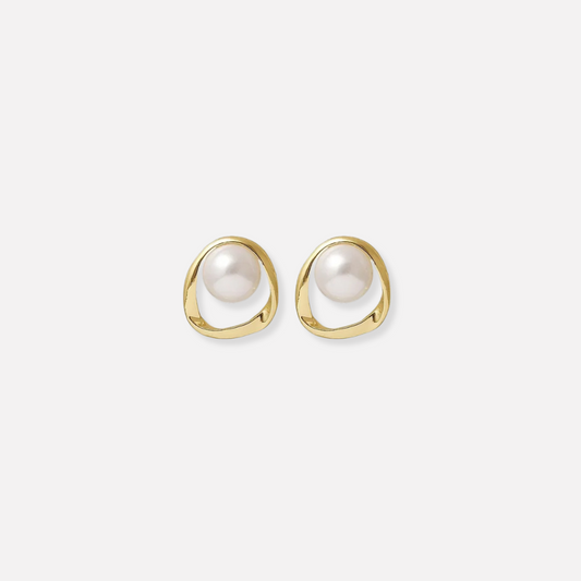 ÉCLAT™ — Pendientes Emma con Perlas de Lujo
