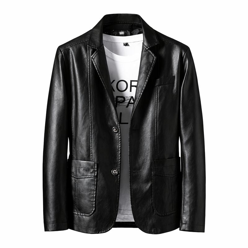 Meztli | Blazer De Cuero Elegante & Estilizado