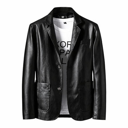 Meztli | Blazer De Cuero Elegante & Estilizado