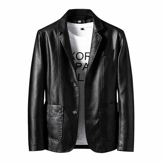 Meztli | Blazer De Cuero Elegante & Estilizado