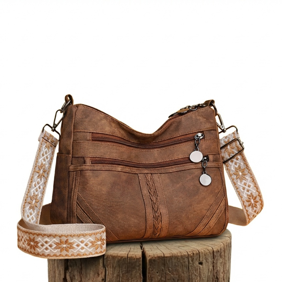MEZTLI™ – Bolso Tessa de cuero vegano para el día a día