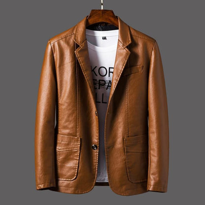 Meztli | Blazer De Cuero Elegante & Estilizado