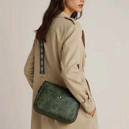 MEZTLI™ – Bolso Vera de cuero vegano vintage