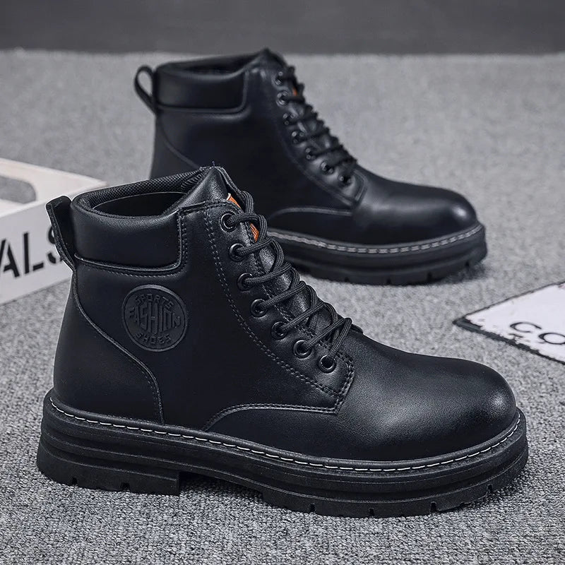 SIERRA™ | Botas Altas con Agujetas Estilo Biker