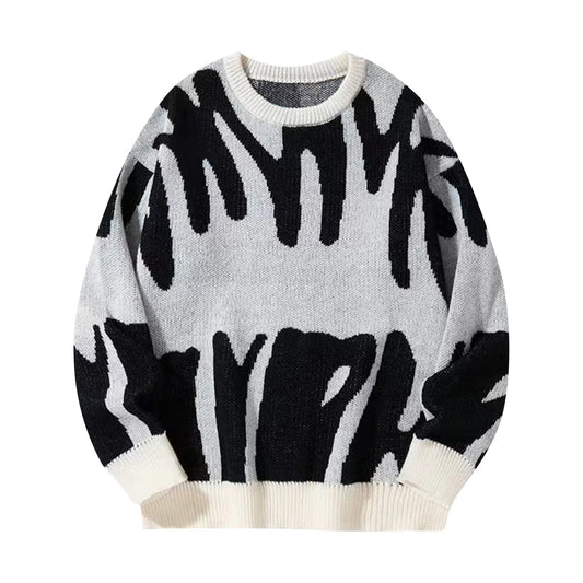 TRAMA™ | Suéter Casual Contrastado