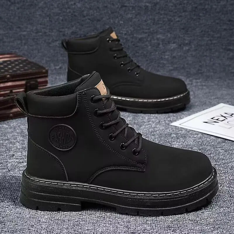 SIERRA™ | Botas Altas con Agujetas Estilo Biker