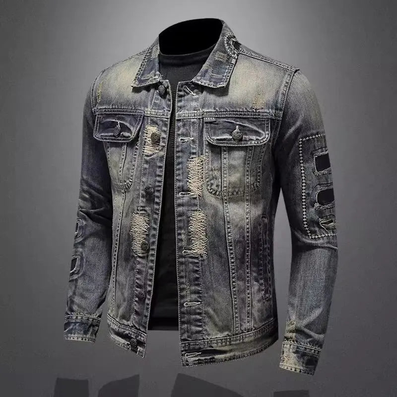 Meztli | Chaqueta Vaquera Vintage Desgastada