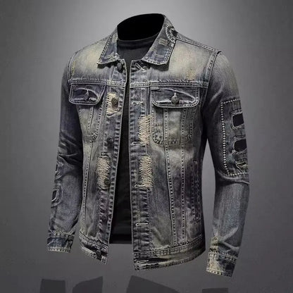 Meztli | Chaqueta Vaquera Vintage Desgastada