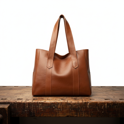 MEZTLI™ – Bolso Noga de cuero vegano elegante