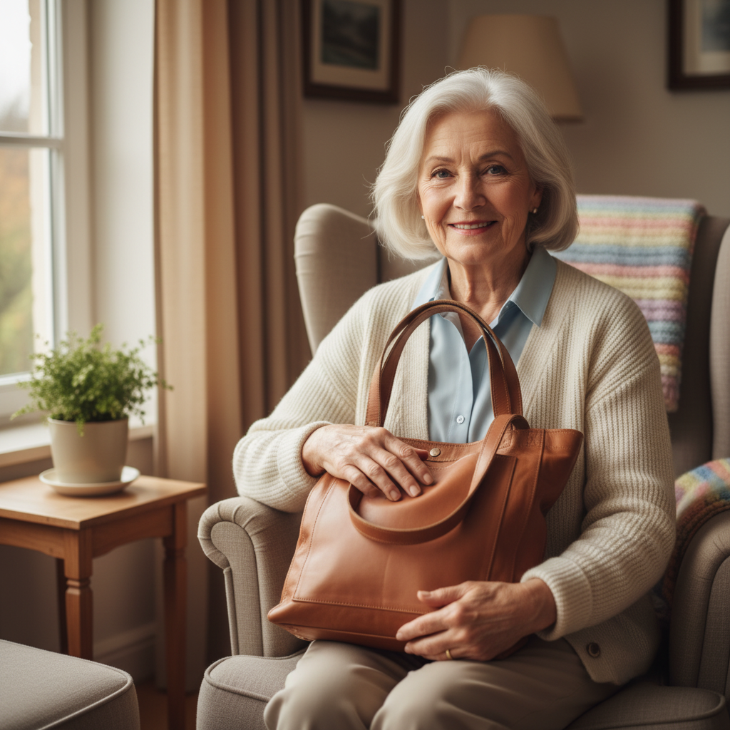 MEZTLI™ – Bolso Laura de cuero vegano elegante