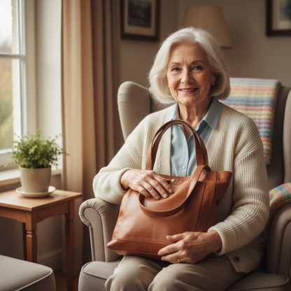 MEZTLI™ – Bolso Laura de cuero vegano elegante