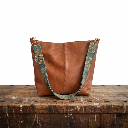 MEZTLI™ – Bolso Tamar de cuero vegano vintage