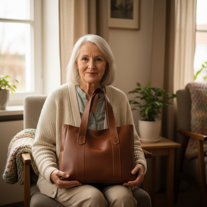 MEZTLI™ – Bolso Noga de cuero vegano elegante