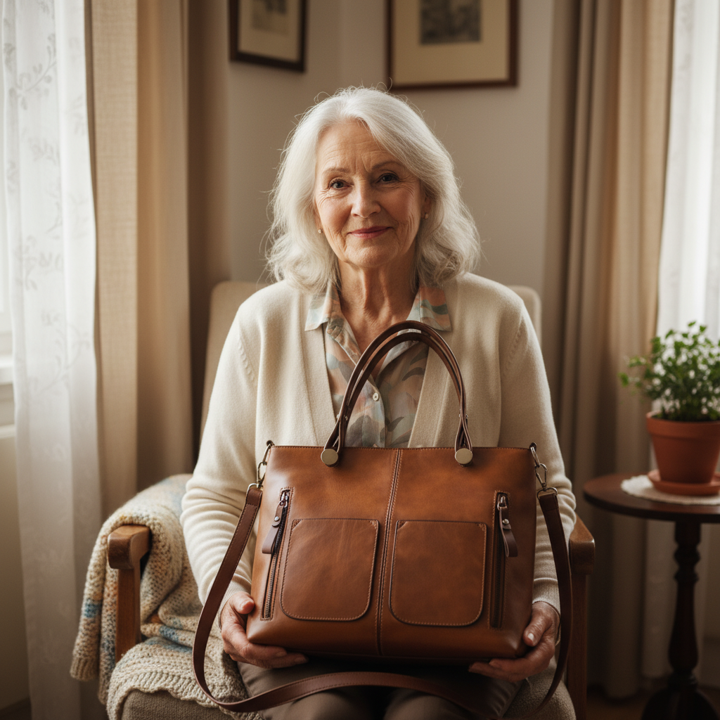 MEZTLI™ – Bolso Maya de cuero vegano elegante