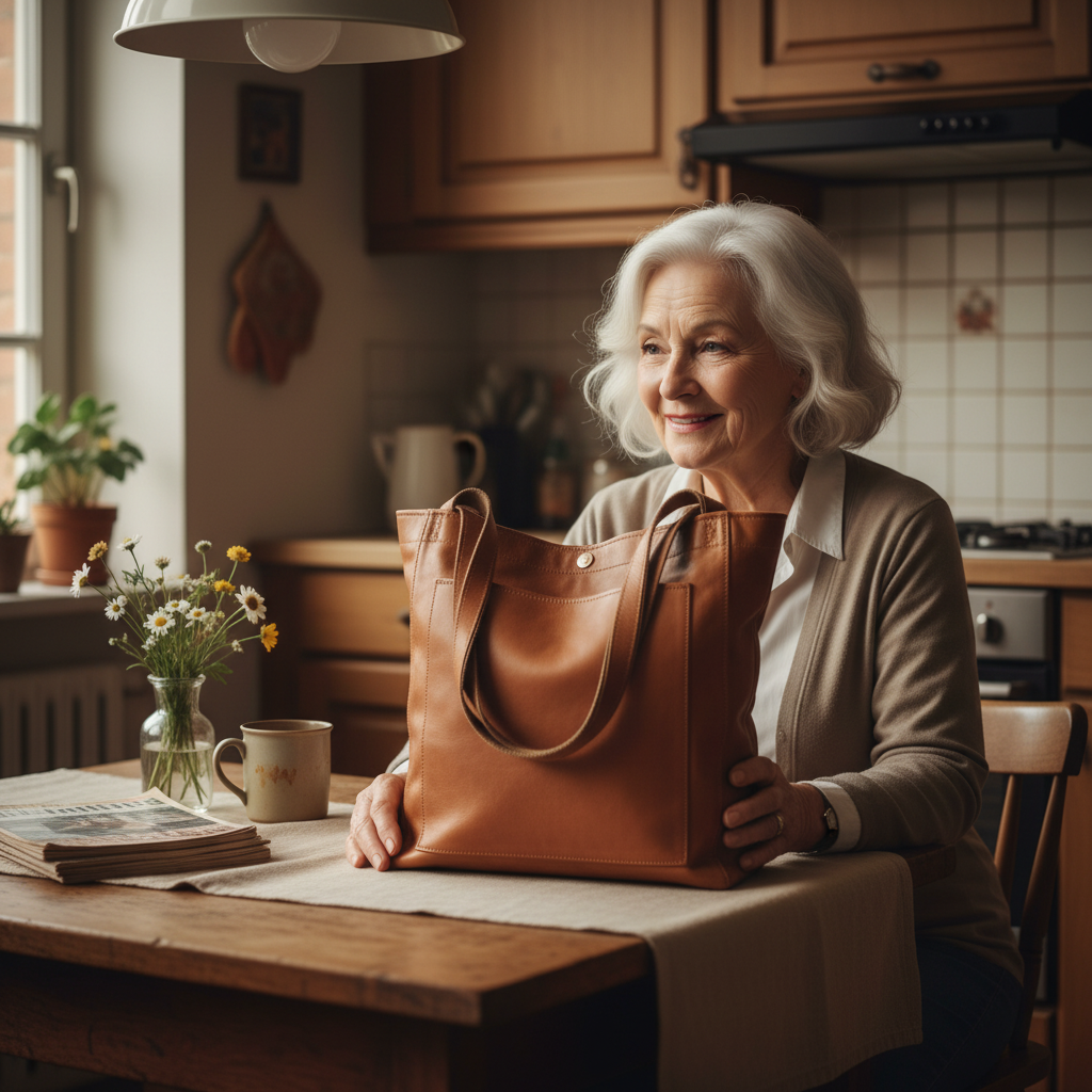 MEZTLI™ – Bolso Laura de cuero vegano elegante