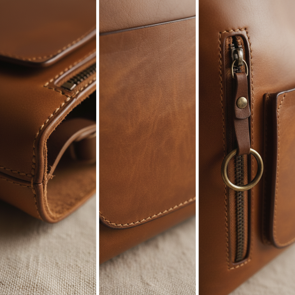 MEZTLI™ – Bolso Maya de cuero vegano elegante
