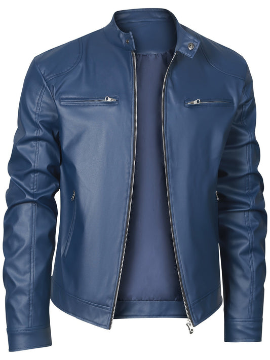 Chaqueta biker de invierno