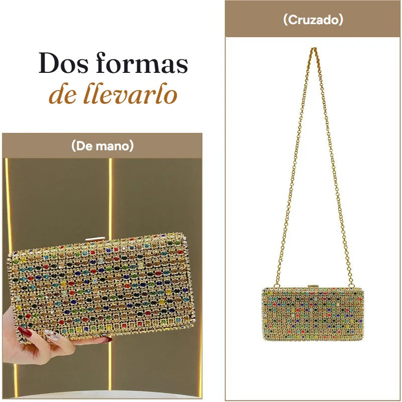 Dos formas de llevarlo: de mano o cruzado