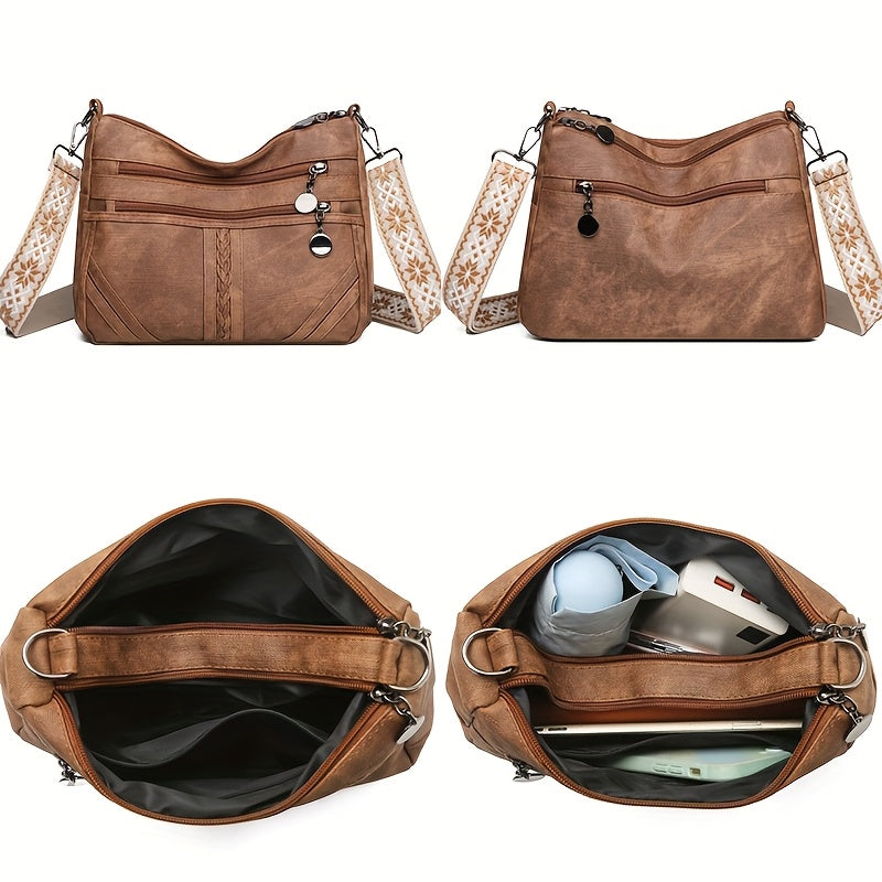 MEZTLI™ – Bolso Tessa de cuero vegano para el día a día