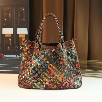 MEZTLI™ – Bolso Marina estilo patchwork