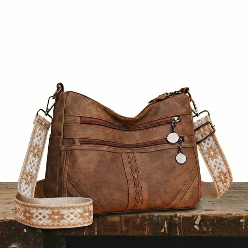 MEZTLI™ – Bolso Tessa de cuero vegano para el día a día